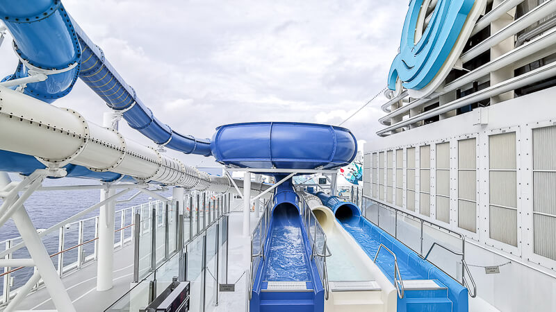 World Dream Cruise to Nowhere Review - Activities - Water slides