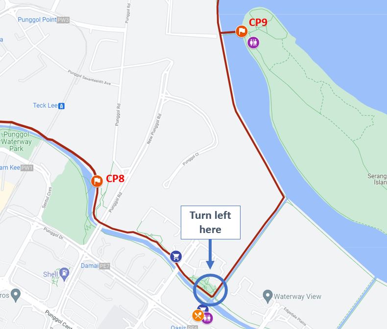 Coast to Coast Trail Singapore - Checkpoint Guide - CP8 to CP9