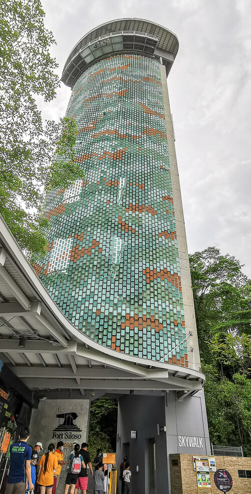 Fort Siloso Skywalk at Sentosa Singapore