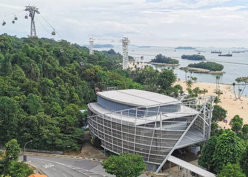 Fort Siloso Skywalk at Sentosa Singapore