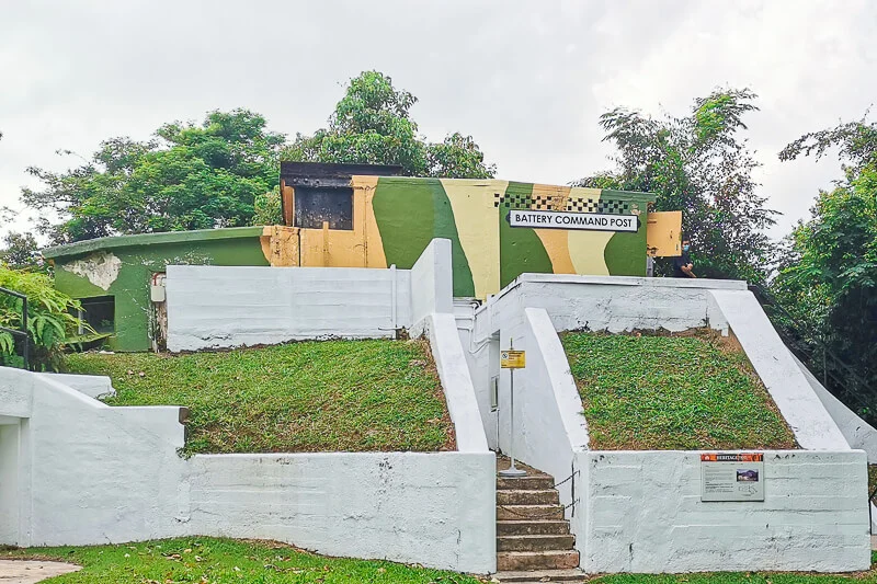 Fort Siloso at Sentosa Singapore - Battery Command Post