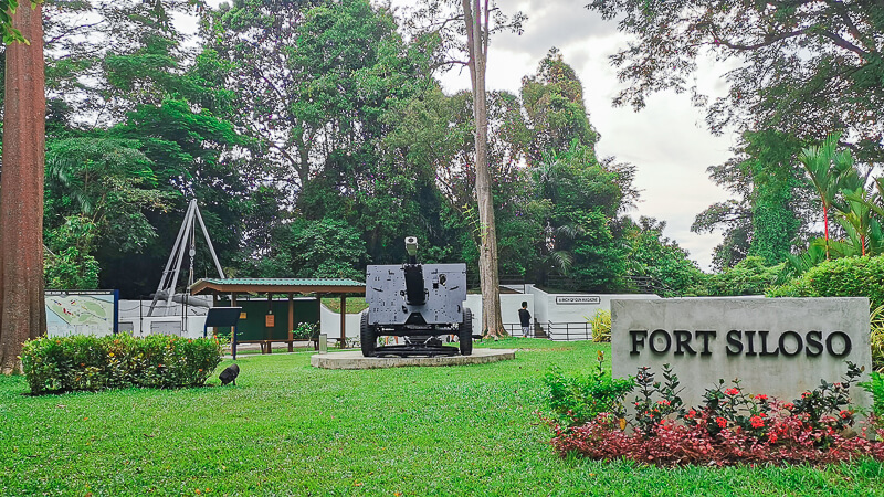 Fort Siloso at Sentosa Singapore - Entrance to Fort Siloso