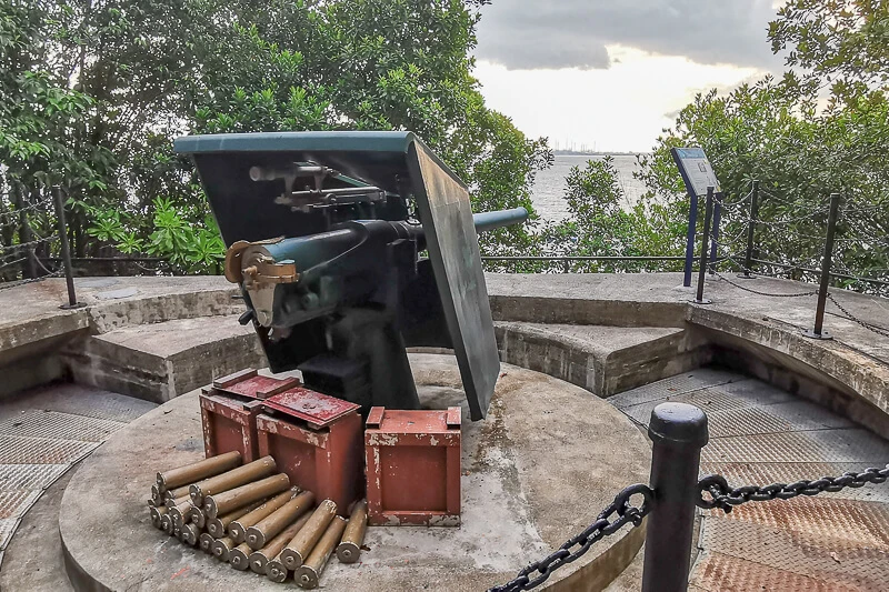 Fort Siloso at Sentosa Singapore - Fire Director Tower