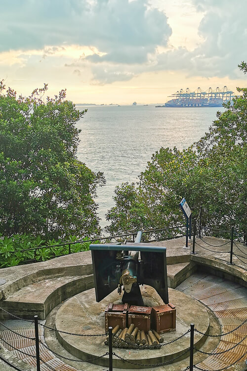 Fort Siloso at Sentosa Singapore - Fire Director Tower