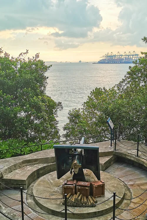 Fort Siloso at Sentosa Singapore - Fire Director Tower