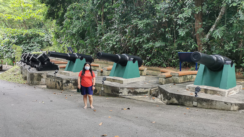 Fort Siloso at Sentosa Singapore - Guns of Sentosa