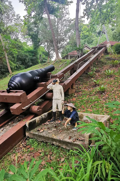 Fort Siloso at Sentosa Singapore - Life of a Soldier