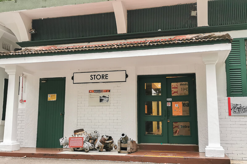 Fort Siloso at Sentosa Singapore - Store