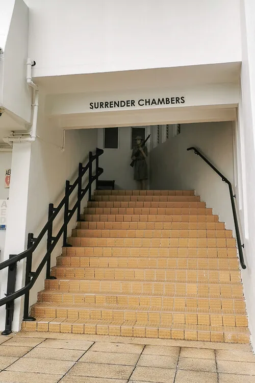 Fort Siloso at Sentosa Singapore - Surrender Chambers