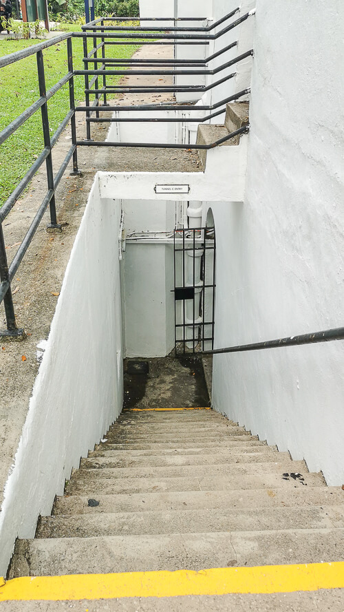 Fort Siloso at Sentosa Singapore - Tunnel Complex C