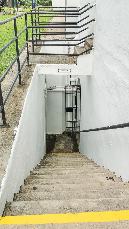 Fort Siloso at Sentosa Singapore - Tunnel Complex C