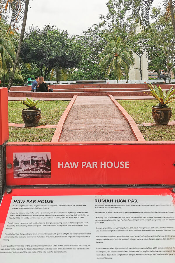 Haw Par Villa Singapore - Former Villa