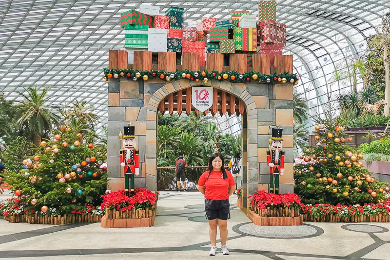 Christmas in Singapore 2022 - Flower Dome Gardens by the Bay