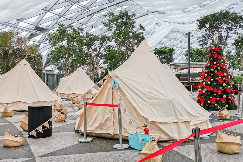 Christmas in Singapore 2022 - Jewel Changi Airport (2) Glamping in the Clouds