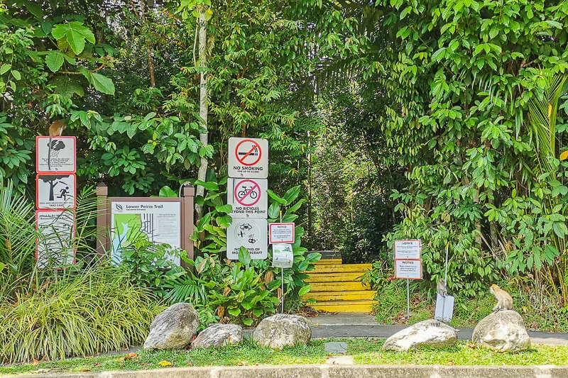 Lower Peirce Reservoir Singapore - Entrance 3 at Casuarina Entrance
