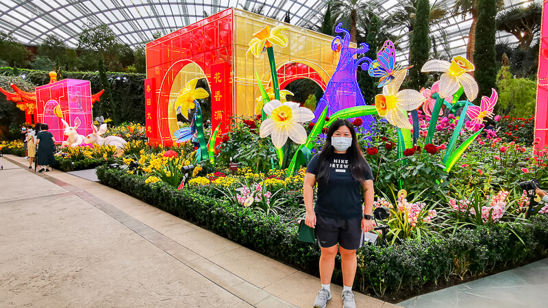 CNY 2022 Chinese New Year - Dahlia Dreams at Flower Dome Gardens by the Bay Singapore