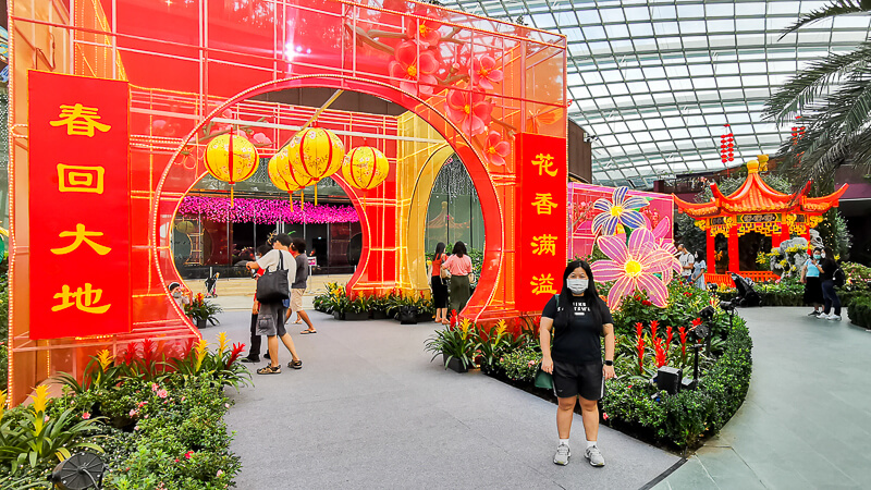 CNY 2022 Chinese New Year - Dahlia Dreams at Flower Dome Gardens by the Bay Singapore