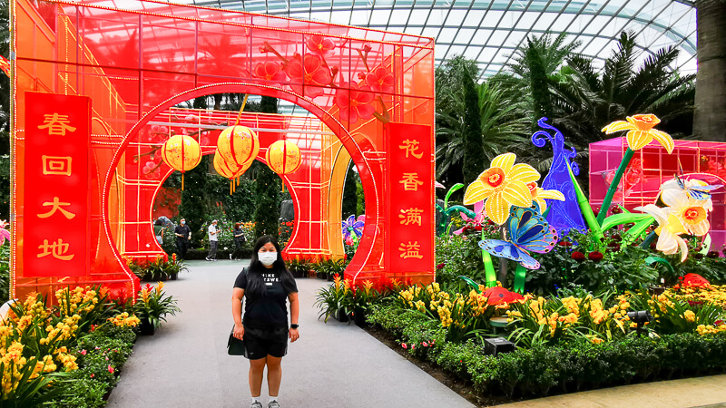 CNY 2022 Chinese New Year - Dahlia Dreams at Flower Dome Gardens by the Bay Singapore