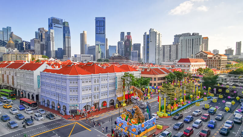 CNY 2022 Chinese New Year Light Up at Chinatown Singapore - Junction of Upper Cross Street