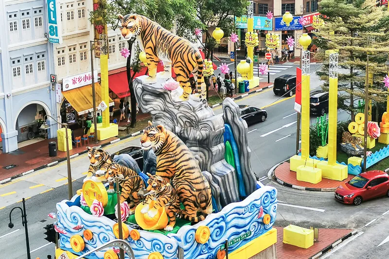 CNY 2022 Chinese New Year Light Up at Chinatown Singapore - Junction of Upper Cross Street