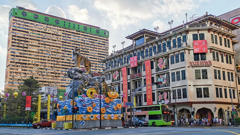 CNY 2022 Chinese New Year Light Up at Chinatown Singapore - Junction of Upper Cross Street