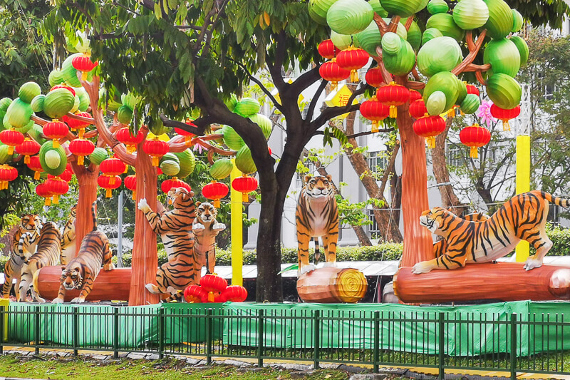 CNY 2022 Chinese New Year Light Up at Chinatown Singapore - New Bridge Road and Eu Tong Sen Street