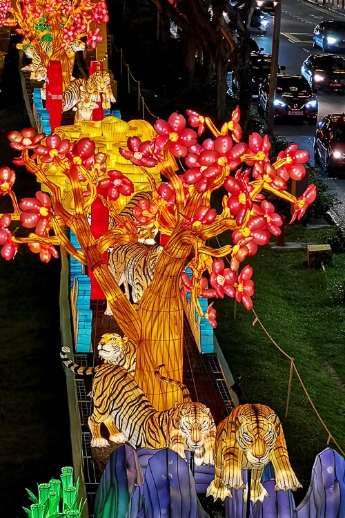 CNY 2022 Chinese New Year Light Up at Chinatown Singapore - New Bridge Road and Eu Tong Sen Street