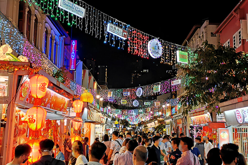 CNY 2022 Chinese New Year Light Up at Chinatown Singapore - Pagoda Street