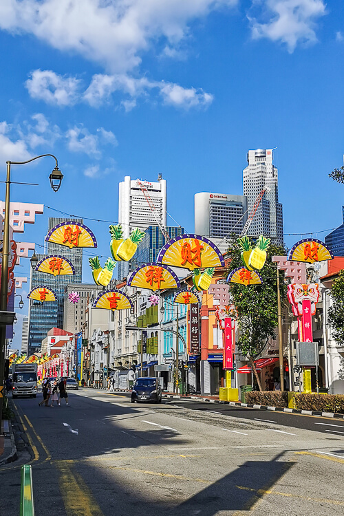 CNY 2022 Chinese New Year Light Up at Chinatown Singapore - South Bridge Road