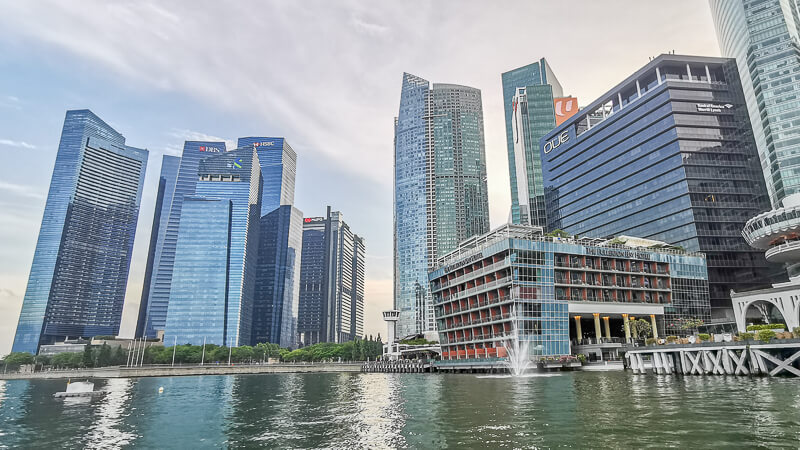 Singapore River Cruise Review - Sights - Custom House and MBFC
