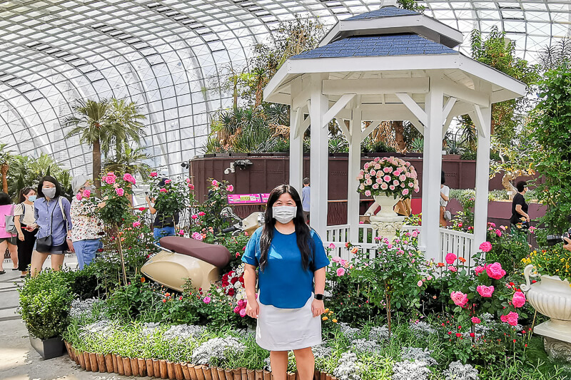 Gardens by the Bay - Rose Romance 2022 - Gazebo (1)