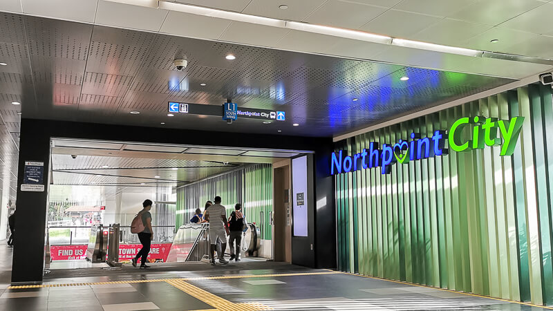 Yishun MRT Exit D to Northpoint city (1)