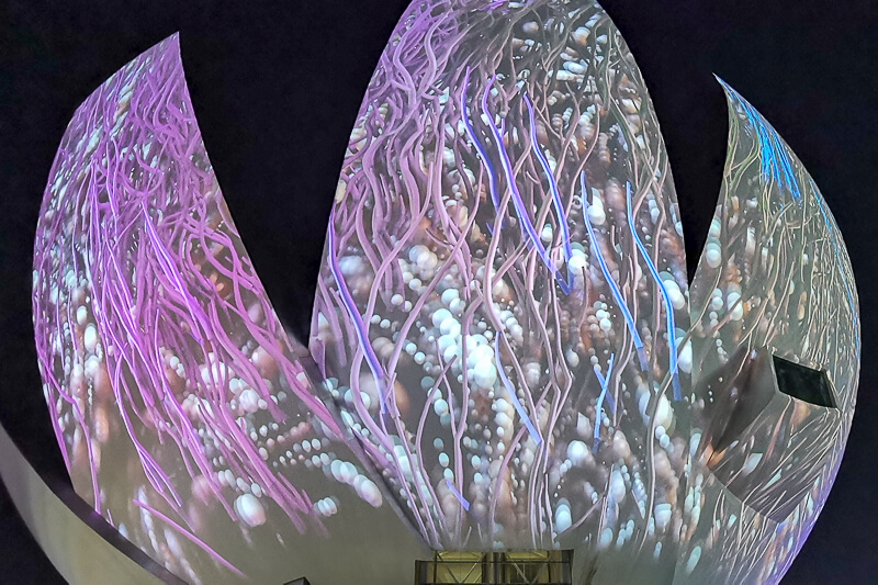 i Light Singapore 2022 - MOTHEREARTH ClimateChange Data Sculpture