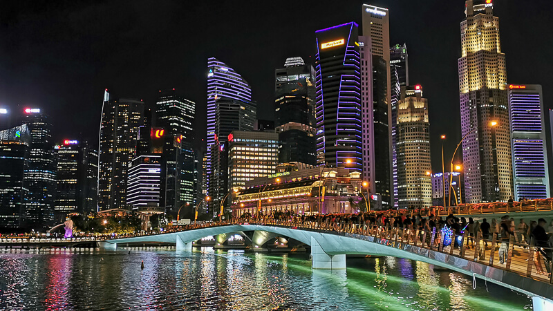 i Light Singapore 2022 - Jubilee Bridge