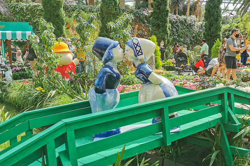 Gardens by the Bay - Flower Dome - Hydrangea 2022 - Windmills and Canals