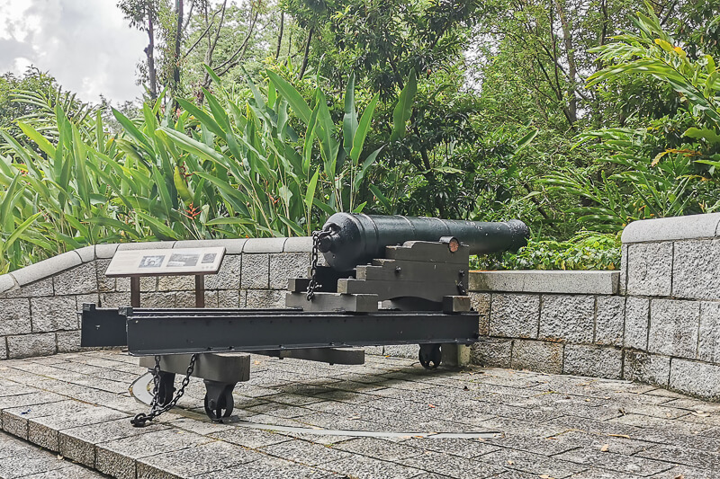 9-Pound Cannon at Fort Canning Park