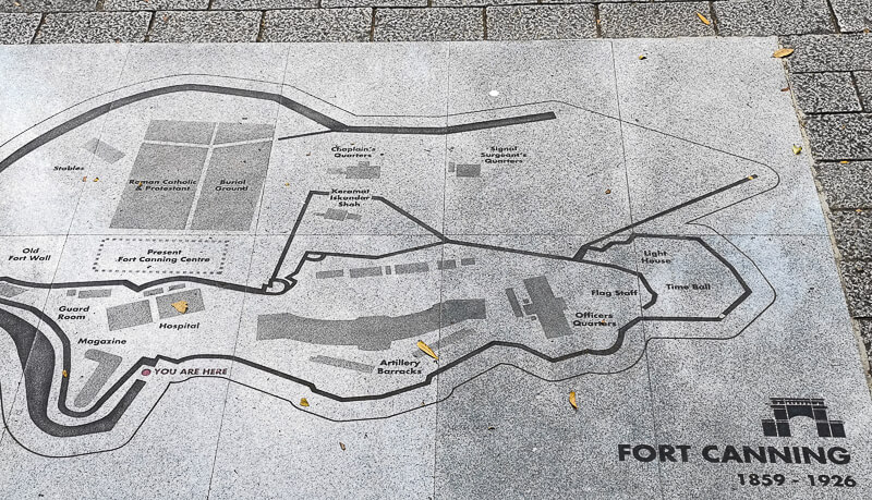 Fort Canning Floor Plan in the past