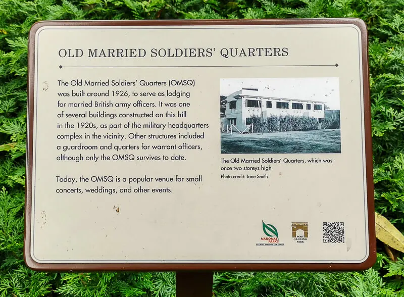 History of Old Married Soldiers Quarter