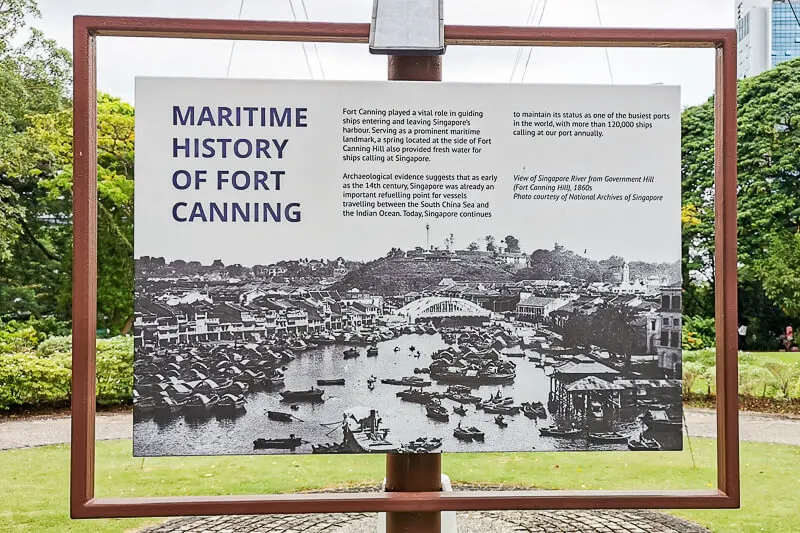 Maritime History of Fort Canning