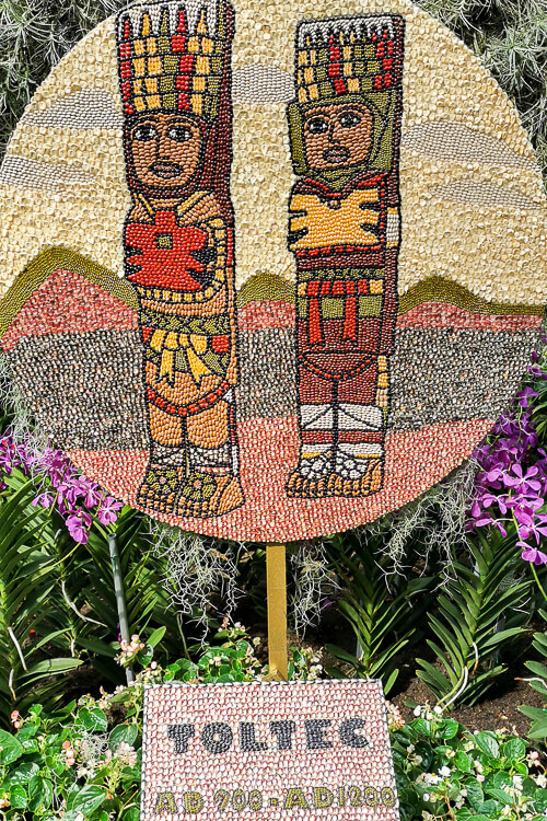 Hanging Gardens Mexican Roots at Flower Dome, Gardens by the Bay - Seed Mosaics