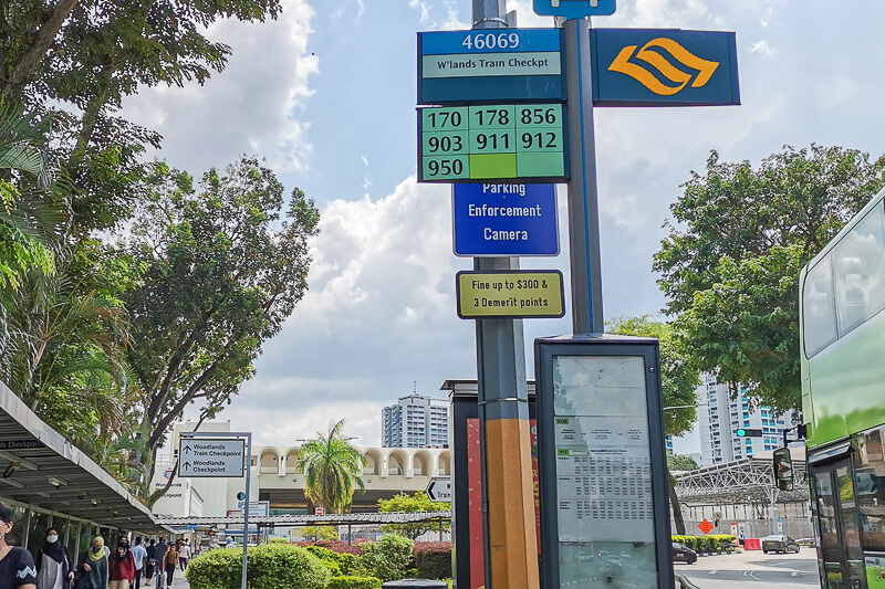 Woodlands Train Checkpoint (1) - Bus Stop