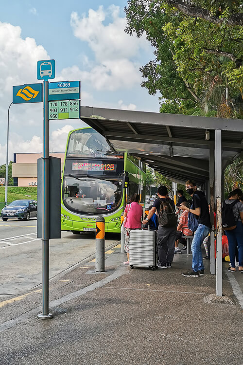 Woodlands Train Checkpoint (8) - Bus stop