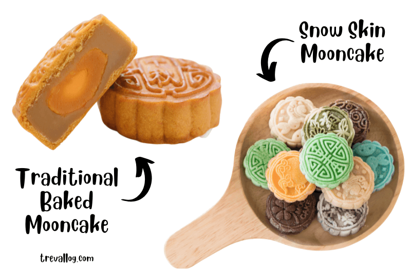 mooncake traditional vs snowskin