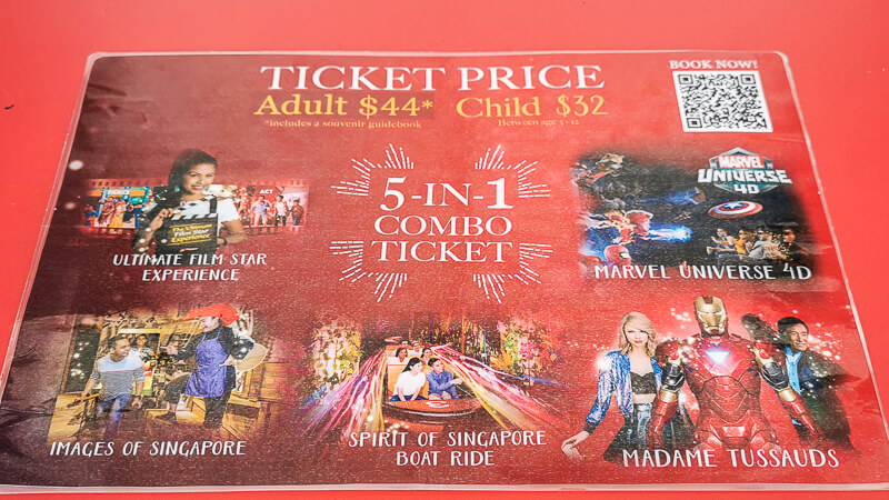Madame Tussauds Singapore Price