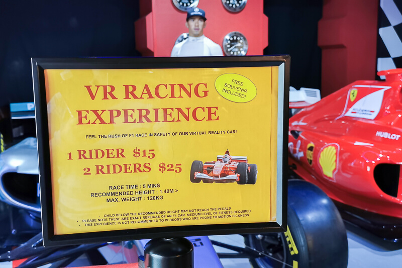 Madame Tussauds Singapore Review - VR Racing