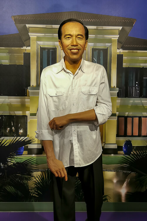 Madame Tussauds Singapore Review - World Leaders - Indonesia Seventh President Joko Widodo
