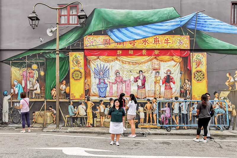 Things to do in Chinatown Singapore - Cantonese Opera Mural