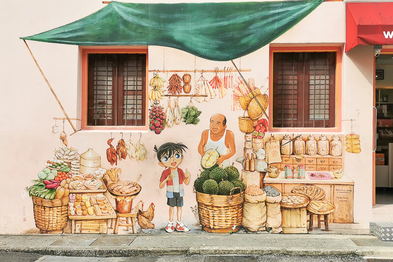 Things to do in Chinatown Singapore - Conan Mural