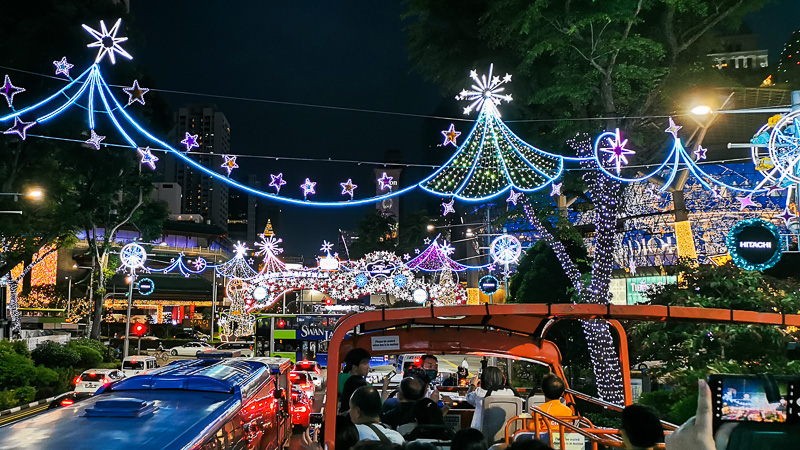 FunVee Christmas Light Up Tour - Orchard Road