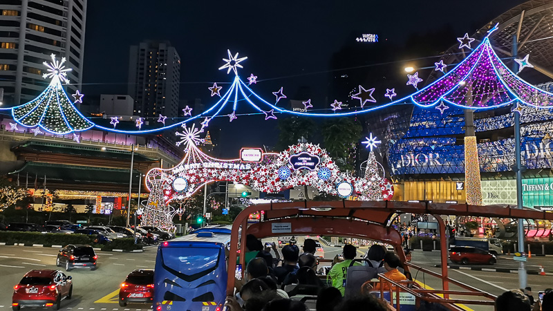 FunVee Christmas Light Up Tour - Orchard Road